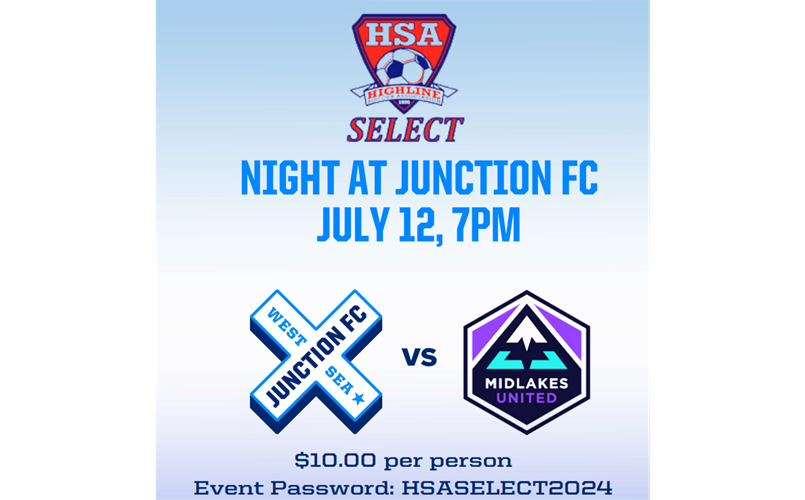 Get your tickets for July 12 WS Junction FC game