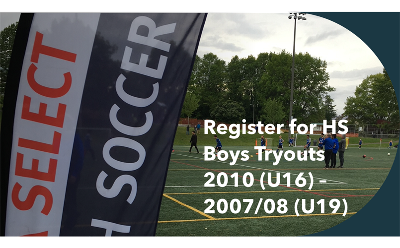 Register for HS Boys Tryouts (U16-U19)